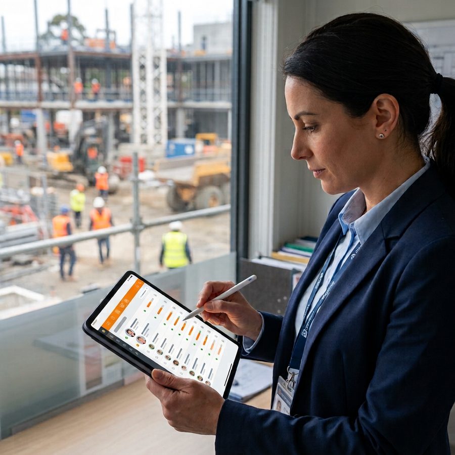 Registre des intervenants du chantier à jour